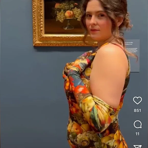 Samantha Pleet NWT banquet harvest dress 2X & gloves size M - Picture 8 of 11